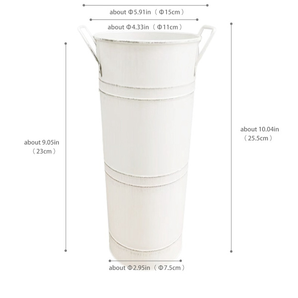 Blomsterarrangement Hink Jern Vase SORT