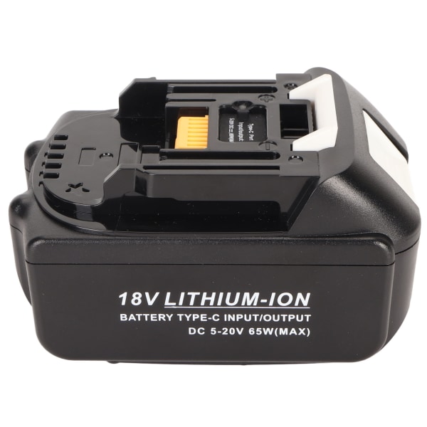 18V litiumbatteri flamskyddad 4000mah 65W litiumjonbatteri med typ C-gränssnitt för BCF201 BCF201Z BCL180