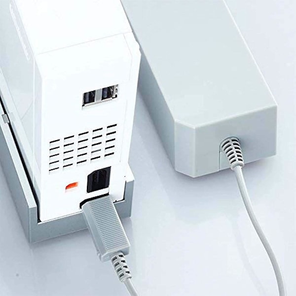 Konsolladdare för Wii, AC Power Kabelsladd för Nintendo Wii (ej för Nintendo Wii U)