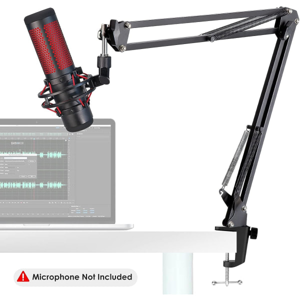 Mikrofonstativ - Professionellt stativ för HyperX QuadCast S kondensatormikrofon