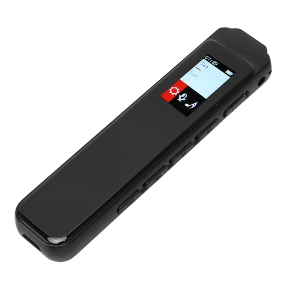 Digital stemmeoptager HD Smart Noise Reduction Lille MP3-afspiller Stemmeaktiveret optager med afspilning til foredrag 32GB