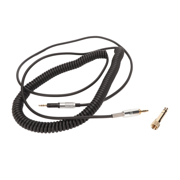 Hovedtelefoner oprullet kabel HiFi 3,5 mm til 2,5 mm Stereolyd oprullet kabel til Sennheiser HD6 HD7 HD8 HD515 HD518 HD558 HD598
