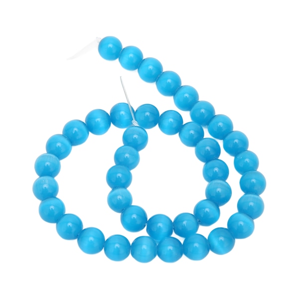 10 mm multifunktionel natursten runde perler Armbånd perler DIY smykker dekoration tilbehør Blå