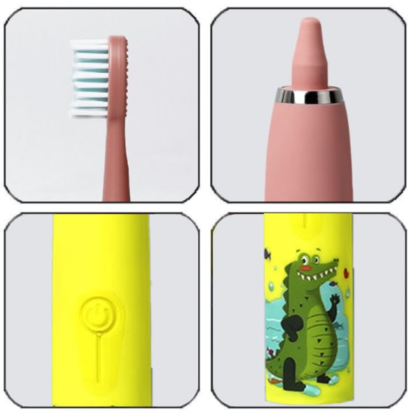 Elektrisk tandborste för navetta, uppladdningsbara power style 4