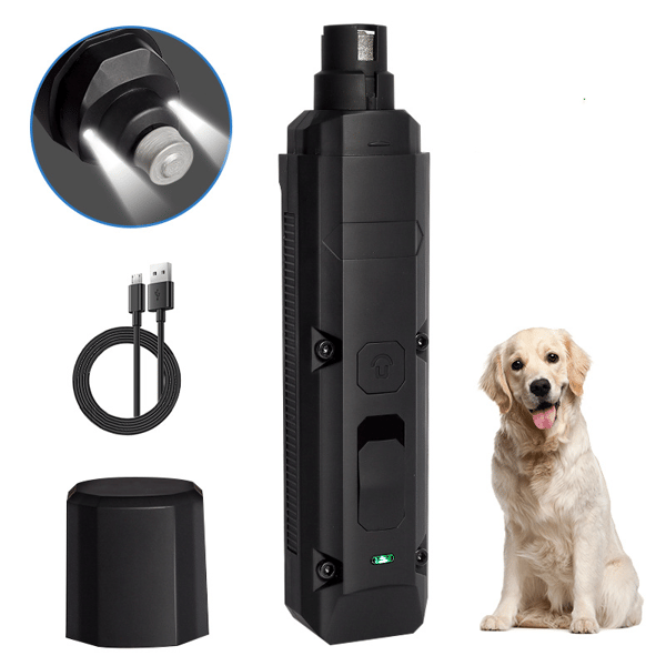 Tystgående elektrisk kloslip för hund