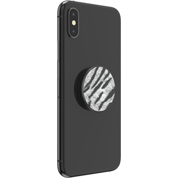 POPSOCKETS Vegaaninahkainen Zebra Irrotettava Ote ja Jalustatoiminto Premium