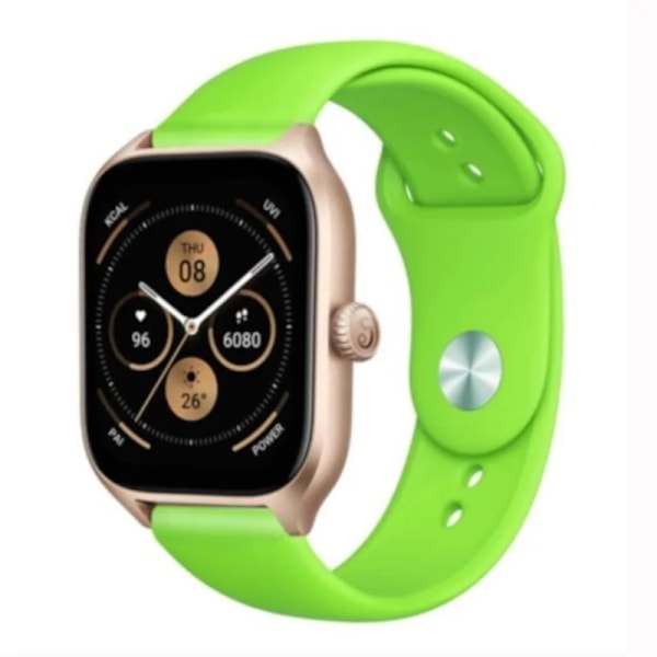Urrem til Amazfit GTS/GTR-4-3-2-2e-Mini-Pro/stratos Sportarmbånd til Amazfit bip-US-3-Pro-Lite 20mm 22mm rem Græsgrøn 4