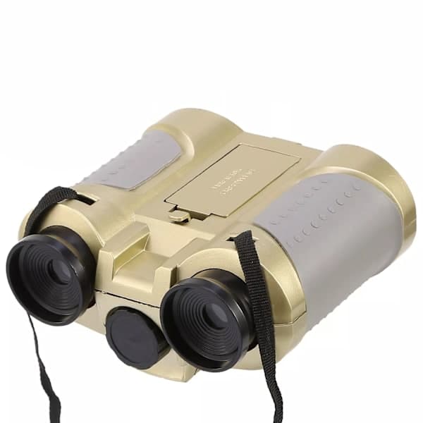 Night Vision Binoculars 4x30 / Binoculars with Popup Lighting Gold