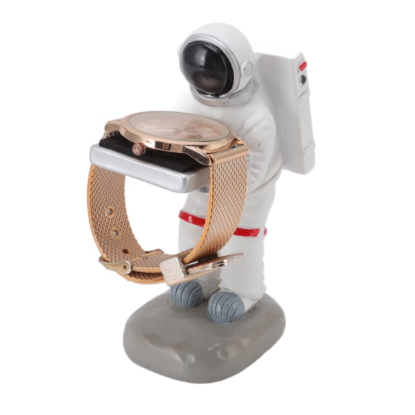 Klokke Display Stativ Resin Søt Figur Modell Moderne Multifunksjonell Klokkeholder Stativ for smykker Halskjede Armbånd Astronaut L