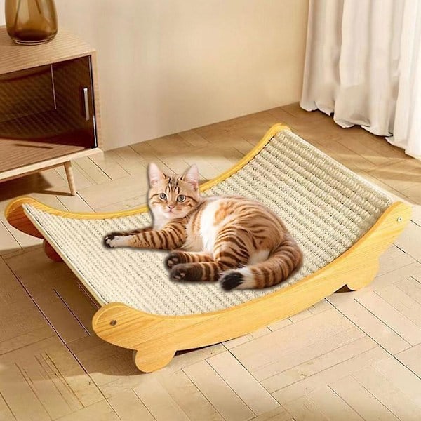 Kattklösbräda, Kattmynta Vågig Hållbar, Katttillbehör S, 39*32CM (PA)
