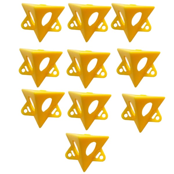 10 st Pyramid Stöd Stativ Set Lättviktsfärg værktøjsfarver