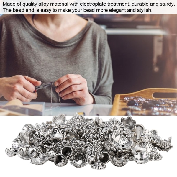 Vintage perle endehætte armbånd perler vedhæng DIY smykker resultater gør tilbehør