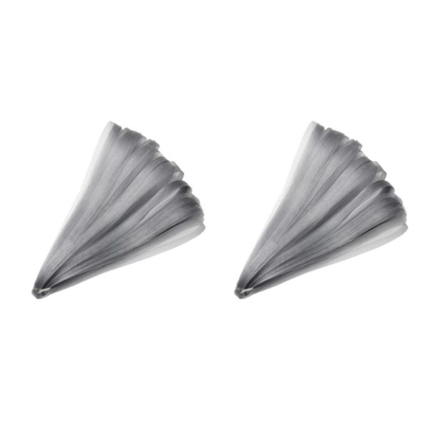 1/2/3/5 Crinoline Hestehår Flet DIY Håndværk til Millinery Hat Lyseblå Grå Light Blue Grey 2Set