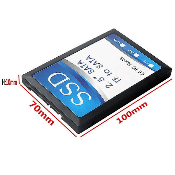 2,5 tuuman 4 TF - SATA -sovitinkortti, itse tehty SSD-puolijohdeasema.pa