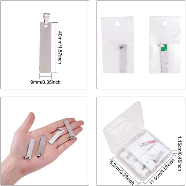Rektangulære stemplingsemner, stemplingsemner, rustfrit stål
