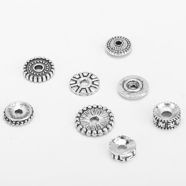 160 stk Vintage Buddha perler DIY smykkefremstilling tilbehør forsyninger (Spacer Beads)