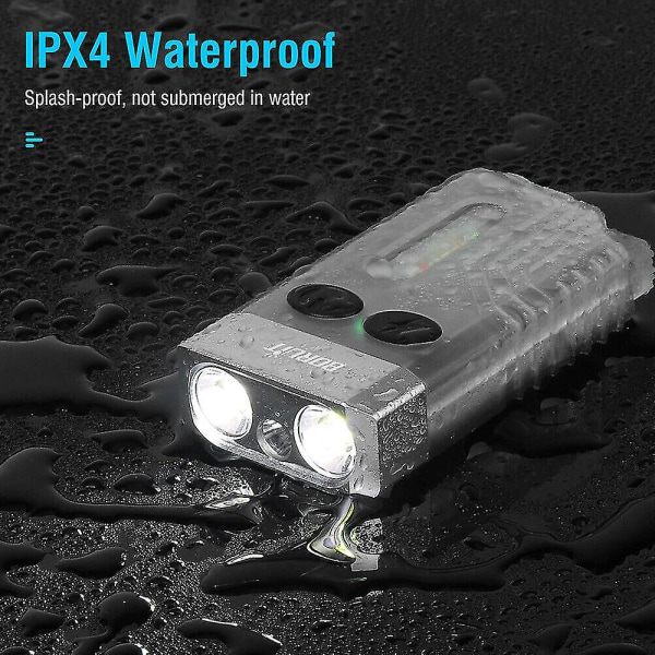 Boruit V10 LED-avainperä EDC-taskulamppu USB-ladattava magneettinen taskulamppu työvalo