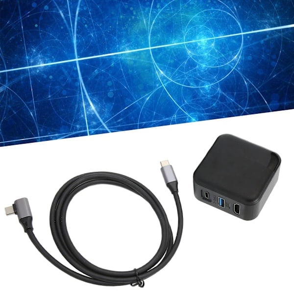 HD Multimedia Interface TV-telakka 3 in 1 4K Lataustelakka-adapteri USB 3.0 -portilla Switch OLED -älypuhelimelle 100–240 V EU-pistoke
