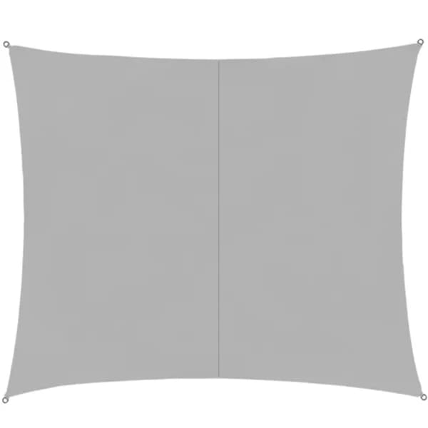 Solseil / Seilduk - Vanntett - 3x2 m - 180g/m2 grå