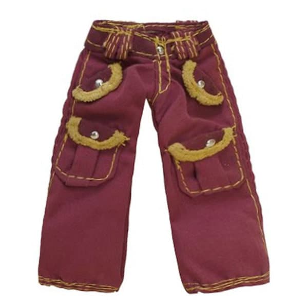 Blomstrede jeans læderbukser 7 7 7