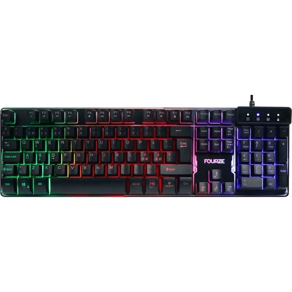 Fourze GK120 Gaming Tangentbord, membran—pa