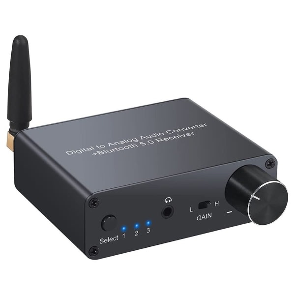 Digital till analog omvandlare DAC-adapter Optisk/koaxial ljud