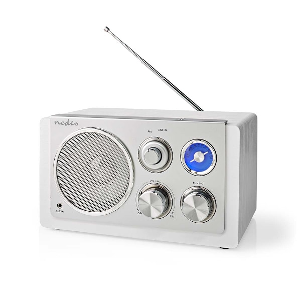 FM-radio | Borddesign | FM | Strømadapter | Analog | 15 W | Blå