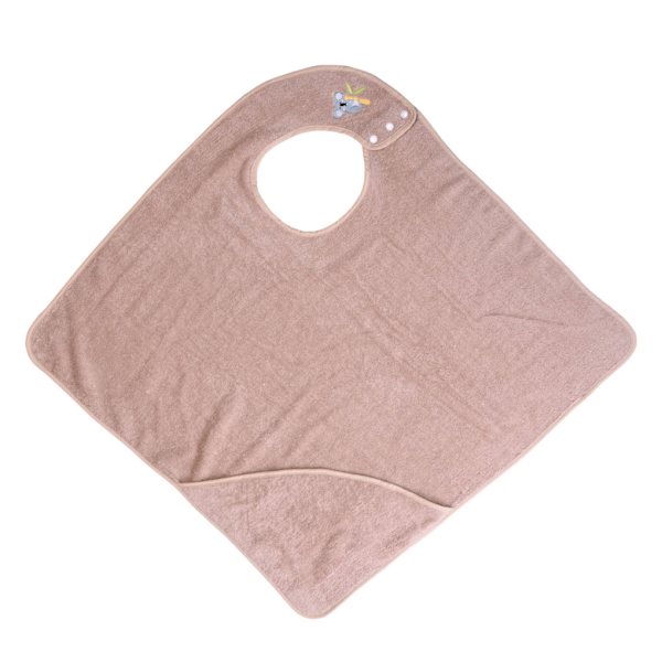 Huva baby håndkle bomull Superabsorberende bomull Myk khaki 90*90cm