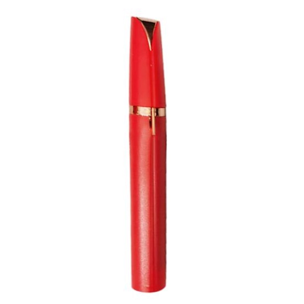 Smertefri Trimmer for Kvinner Epilator Ansikt Nesehår Kinn Lepper Elektrisk Øyenbrynsfjerner Red 13cm