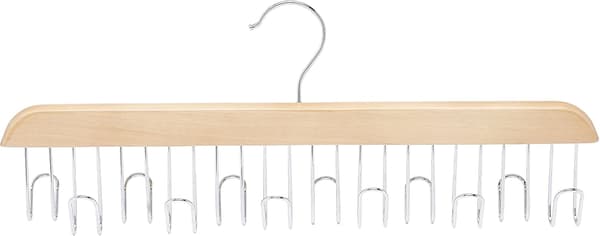 Träbälteshållare, 2-pack, 40x15,5 cm, natur