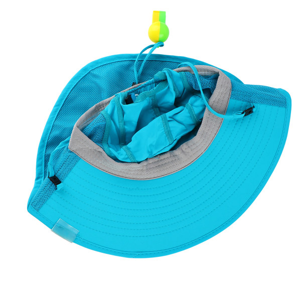 Summer Kids solskyddsmössa Sjal Printed solhatt med Whistle Lake Blue