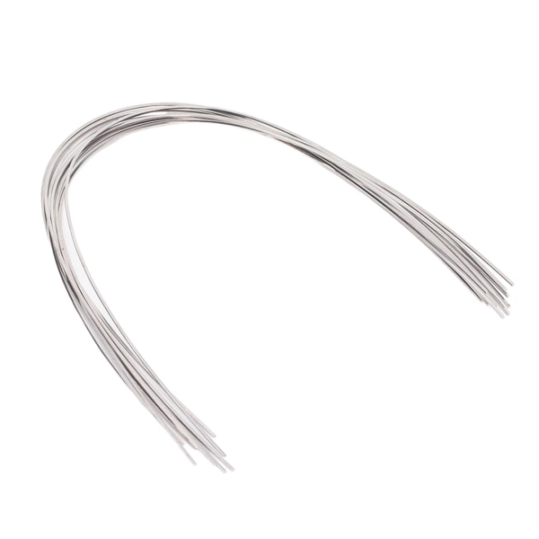 50 st ortodontisk rektangulär valvtråd rostfritt stål elastisk ortodontisk valvtråd 0,18 X 0,22 tum nedre