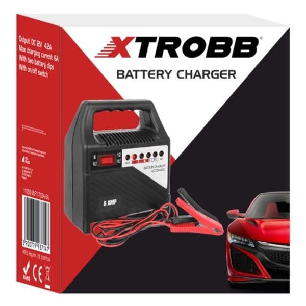Batterioplader 12V 6A - Oplader