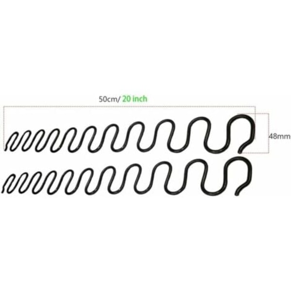 2 stk. 50 cm udskiftningsfjedre til sofa, tråddiameter Kit.pa
