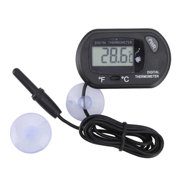 Digital LCD-display akvarie termometer - Høj præcision multifunktionel