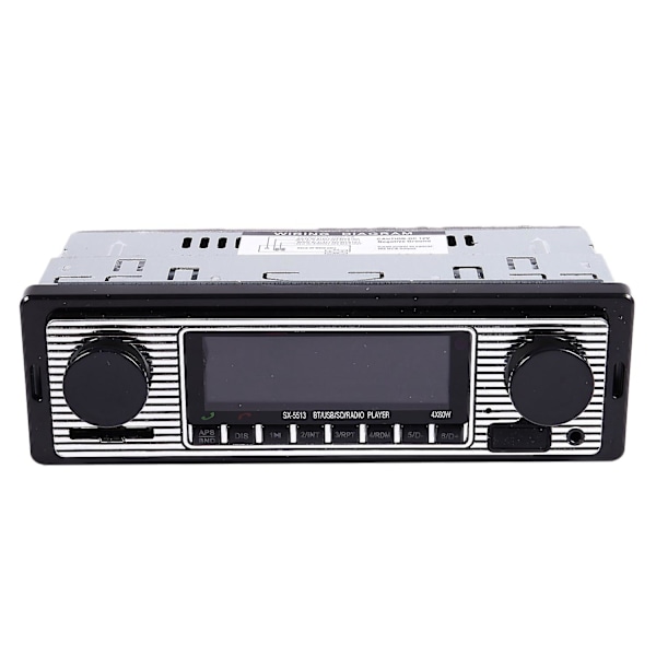 Bluetooth Vintage Autoradion, MP3-soitin Stereo, USB AUX Klassinen Autoradion Ääni