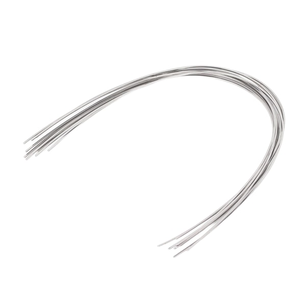 50 st ortodontisk rektangulär valvtråd rostfritt stål elastisk ortodontisk valvtråd 0,18 X 0,22 tum nedre