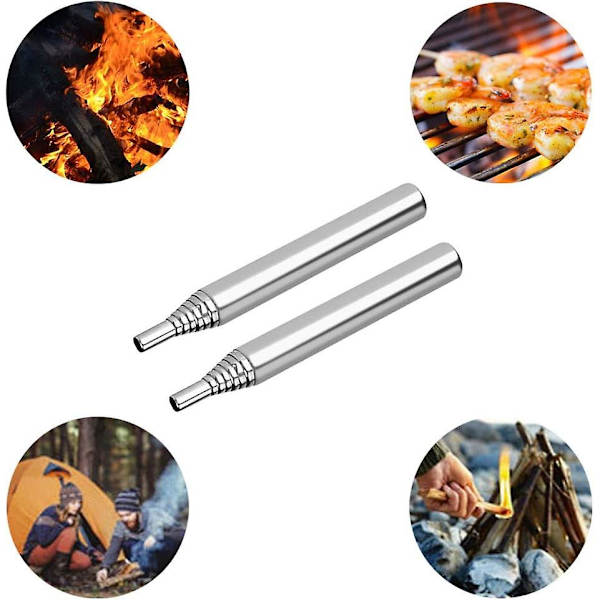 2-pakkainen taittuva Fire Striker -puhallin, tulen sytytystyökalu ulkoilmaelämään, selviytymistarvikkeet, leirintä, BBQ-työkalu