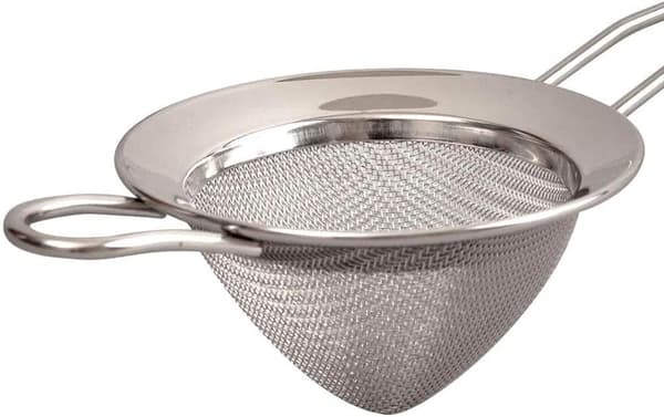 Finmasket cocktailsil - Konisk sil i rustfritt stål