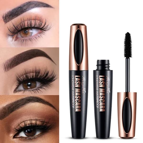 4D Silkefiber Vippeforlengende Mascara