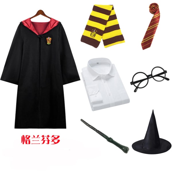 Harry Potter - Taikapuku Gryffindor seitsemän osainen setti Lapsi 125