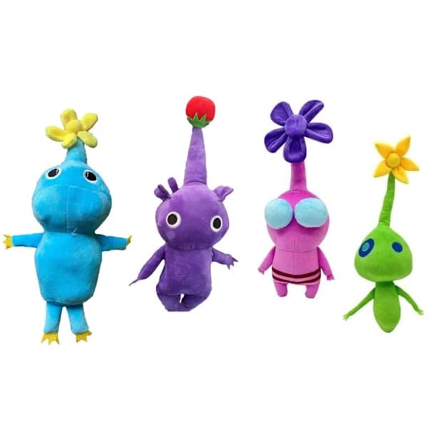 Pikmin pehmolelu täytetty hahmonukke 3 3