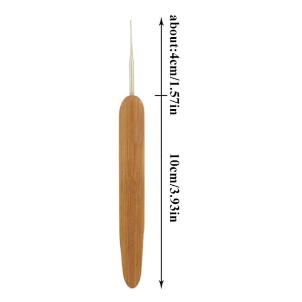 Kroknål Hårfletteprikker 0,5MMSTYLE2 STYLE2 0.5mmStyle2
