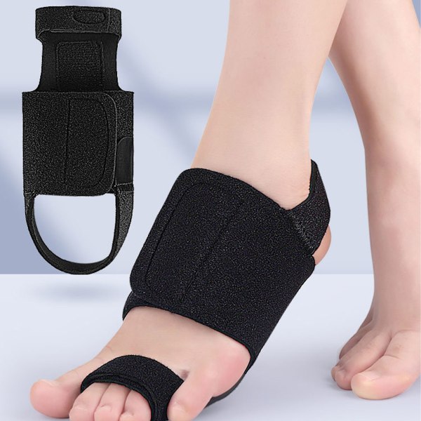 2 stk Arch Support Wrap Ubehagslindring Tå Walking Brace Foot Drop Corrector for Plantar Fasciitis Flade fødder Achilles senebetændelse venstre fod