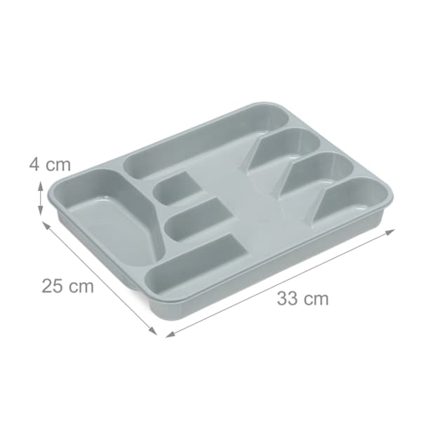 Grå bestikkboks sett med 2