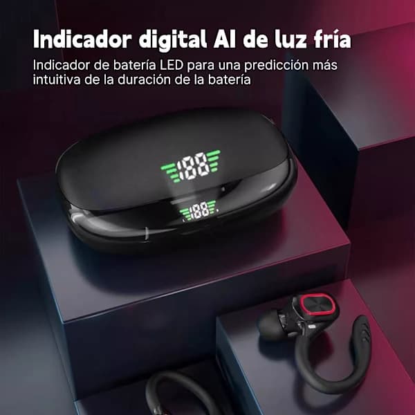 Bluetooth Sport Hörlurar In-Ear med Öronkrokar