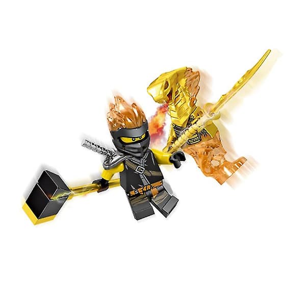 Sæt med 24 Ninja minifigurer