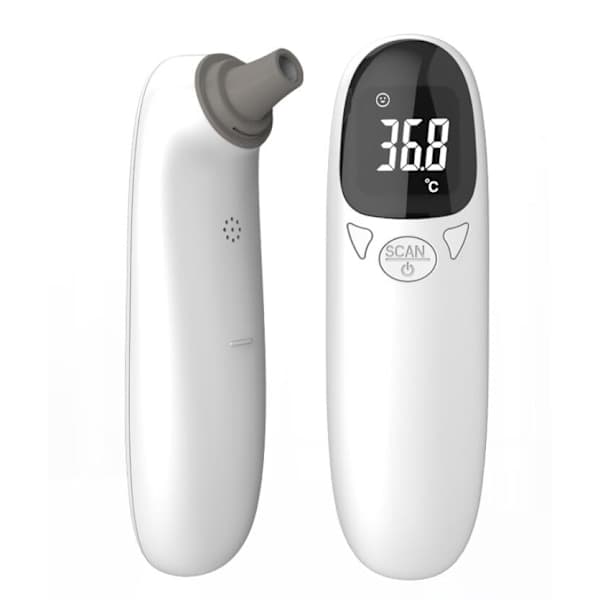 GrouopM Hushålls örontermometer kontaktfri termometer infraröd termometer batteritermometer