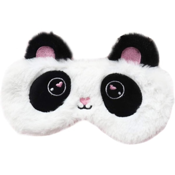 Panda Sovmask Sömnmask Ögonmask för Sömn Siden Ögonöverdrag
