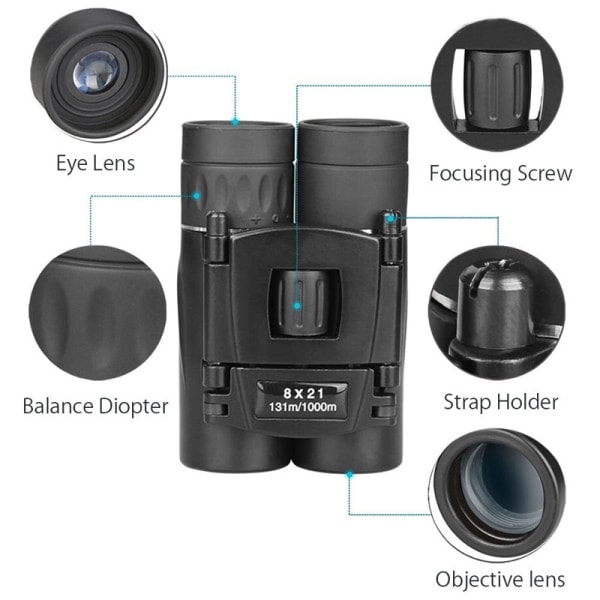 Binoculars with 8x21 Magnification